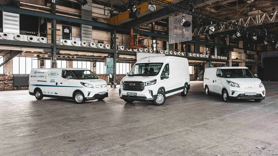 Maxus: Start mit drei Transporter-Modellen